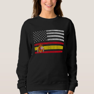 Sweatshirt Drapeau américain espagnol
