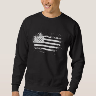 Sweatshirt Drapeau américain États-Unis d'Amérique US 4e