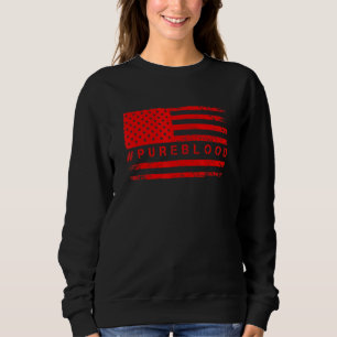 Sweatshirt Drapeau américain libre Pureblood Pure Blood