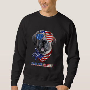 Sweatshirt Drapeau américain Mastiff Cadeaux Amoureux de les 
