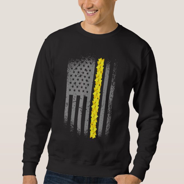 Sweatshirt Drapeau américain Nacho Drapeau Vintage Papa (Devant)