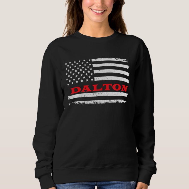 Sweatshirt Drapeau américain New Hampshire Dalton Usa Patriot (Devant)
