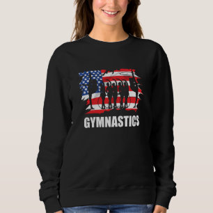 Sweatshirt Drapeau américain patriotique Gymnastique rythmiqu