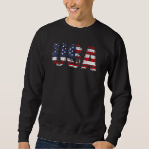 Sweatshirt Drapeau américain patriotique USA pour hommes femm