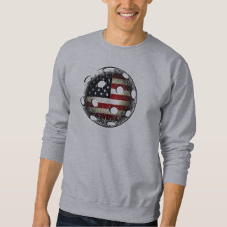 Sweatshirt Drapeau américain Pickleball