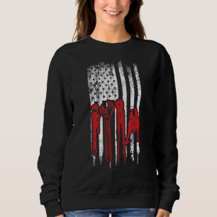 Sweatshirt Drapeau américain Plumbers Hommes femmes Plumbers