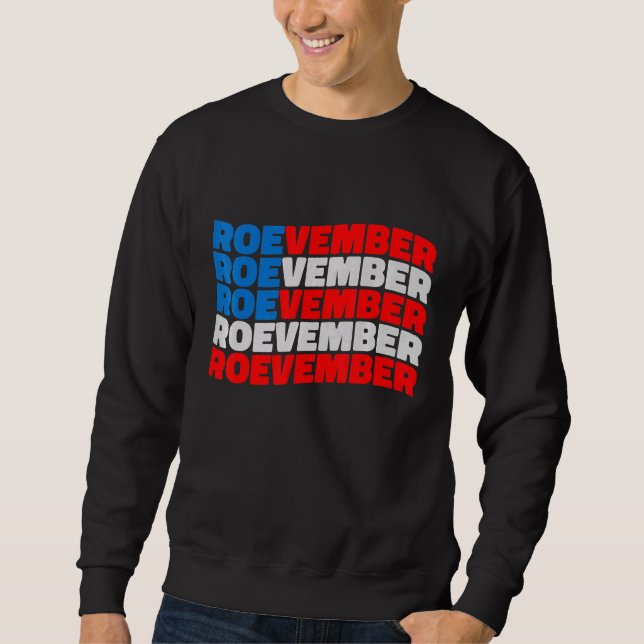 Sweatshirt Drapeau américain ROEVEMBER Souvenez-vous novembre (Devant)