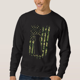 Sweatshirt Drapeau Américain Staffy Amstaff Staffordshire Amé