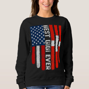 Sweatshirt Drapeau américain Suisse Drapeau meilleur Gigi jam