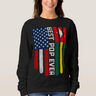 Sweatshirt Drapeau Américain Togo Drapeau Meilleur Pop Jamais