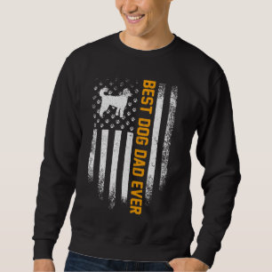 Sweatshirt Drapeau américain vintage américain du meilleur ch