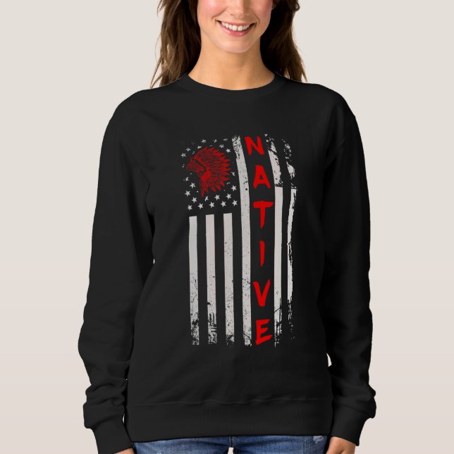 Sweatshirt Drapeau amérindien  Amérindien (Devant)