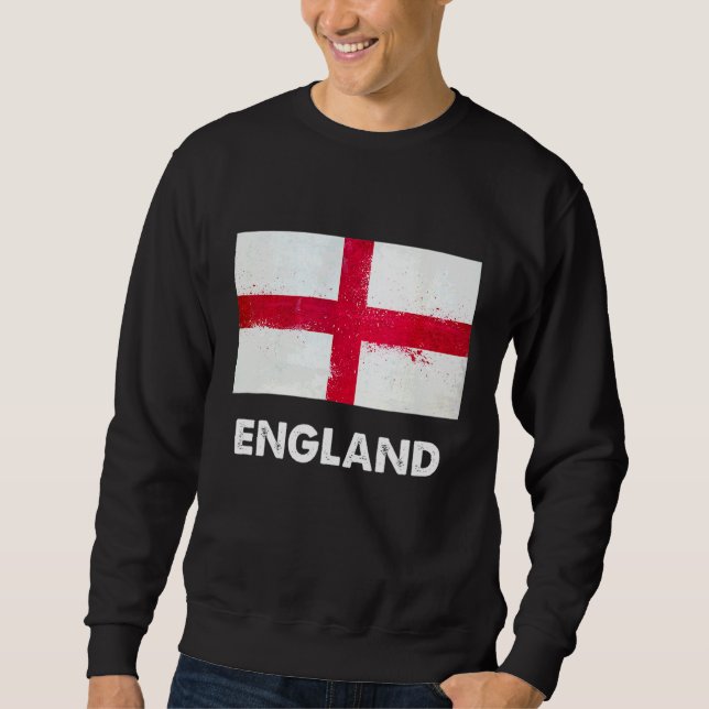 Sweatshirt Drapeau Angleterre Anglais (Devant)