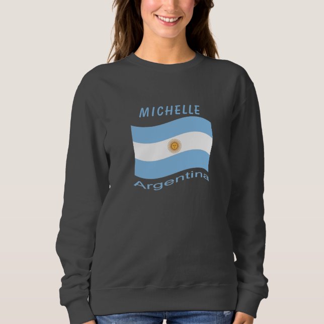 Sweatshirt Drapeau Argentine (Devant)