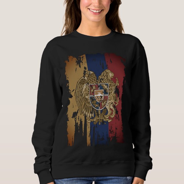 Sweatshirt Drapeau Arménie (Devant)