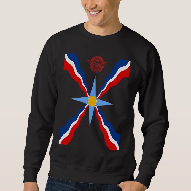 Sweatshirt Drapeau assyrien Ashur Drapeau assyrien Ator (Devant)