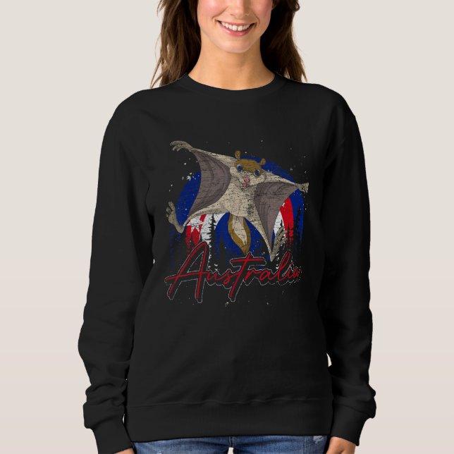 Sweatshirt Drapeau australien Glider sucre Aussie Animal Aust (Devant)