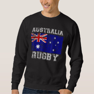 Sweatshirt Drapeau australien Hommes Rugby Hommes Femmes