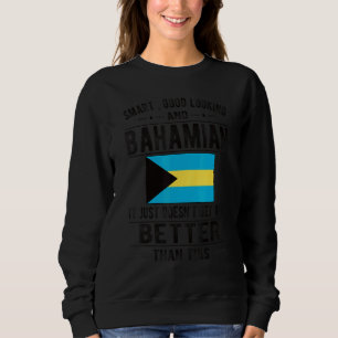 Sweatshirt Drapeau bahaméen de belle apparence Bahamas Racine