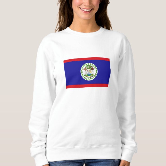 Sweatshirt Drapeau bélizien (Devant)