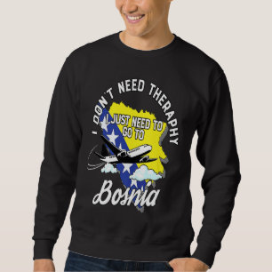 Sweatshirt Drapeau bosnien I Bosnie-Herzégovine Drapeau I Bos