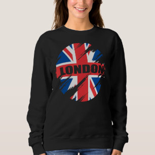 Sweatshirt Drapeau britannique Londres Angleterre Royaume-Uni