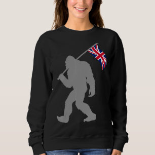 Sweatshirt Drapeau britannique sur drapeau britannique