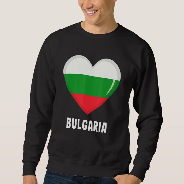 Sweatshirt Drapeau bulgare (Devant)