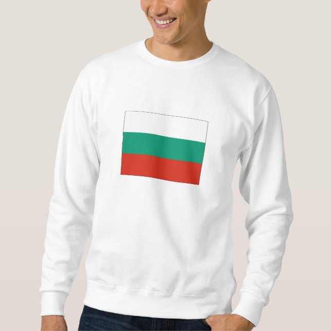 Sweatshirt Drapeau Bulgare Patriotique (Devant)