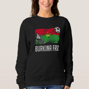 Sweatshirt Drapeau Burkina Faso Jersey Burkinese Soccer Team