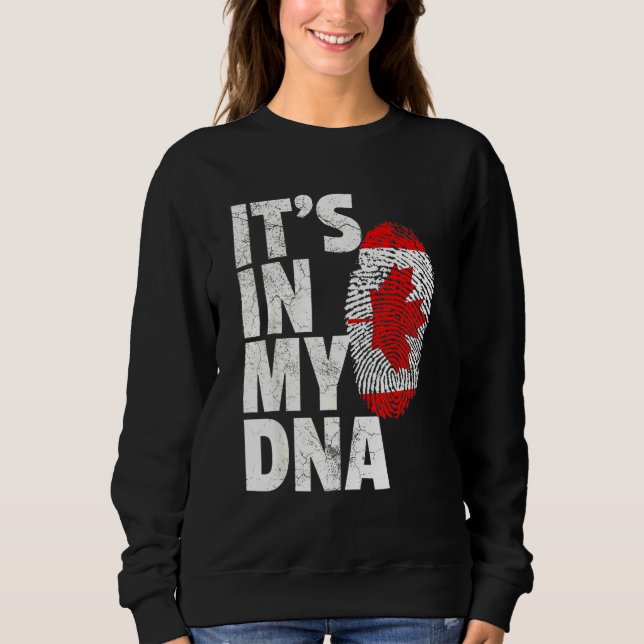 Sweatshirt Drapeau Canada   Fierté Canadienne Hommes Femmes E (Devant)