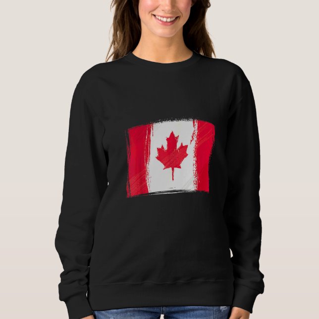 Sweatshirt Drapeau canadien Drapeau Canada  Canada (Devant)