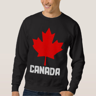 Sweatshirt Drapeau canadien feuille d'érable du Canada fierté