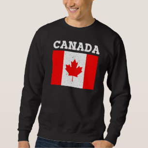Sweatshirt Drapeau canadien Fierté canadienne