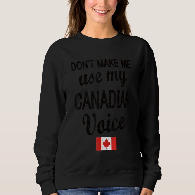 Sweatshirt Drapeau canadien Racines canadiennes (Devant)