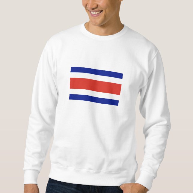 Sweatshirt Drapeau civil du Costa Rica (Devant)