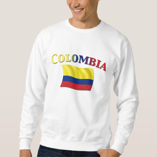 Sweatshirt Drapeau colombien 2 (Devant)