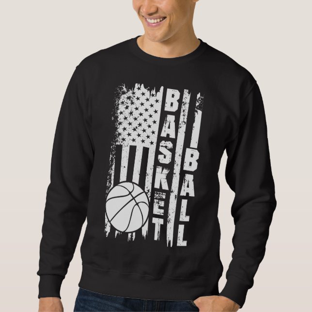 Sweatshirt Drapeau de basketball (Devant)