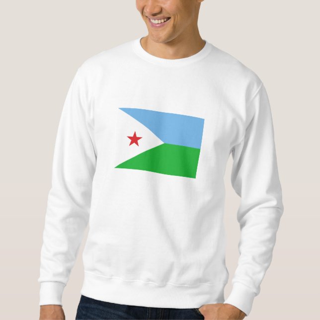 Sweatshirt Drapeau de Djibouti (Devant)