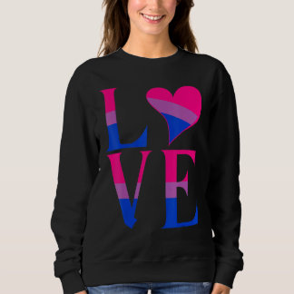 Sweatshirt Drapeau de fierté Bi bisexuel Amour Soutien Hommes