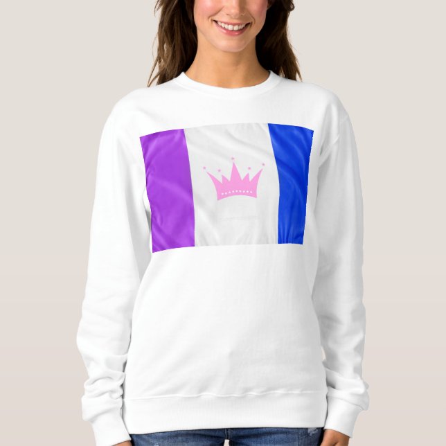 Sweatshirt Drapeau de fierté de la culture drag de SlipperyJo (Devant)