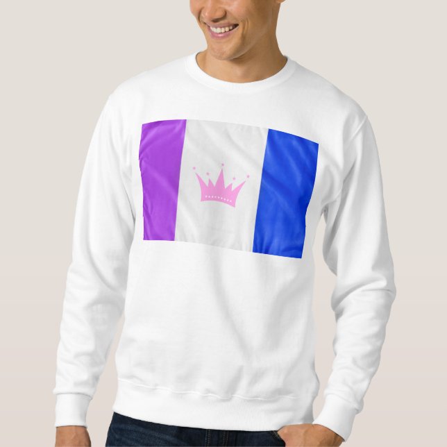 Sweatshirt Drapeau de fierté de la culture drag de SlipperyJo (Devant)