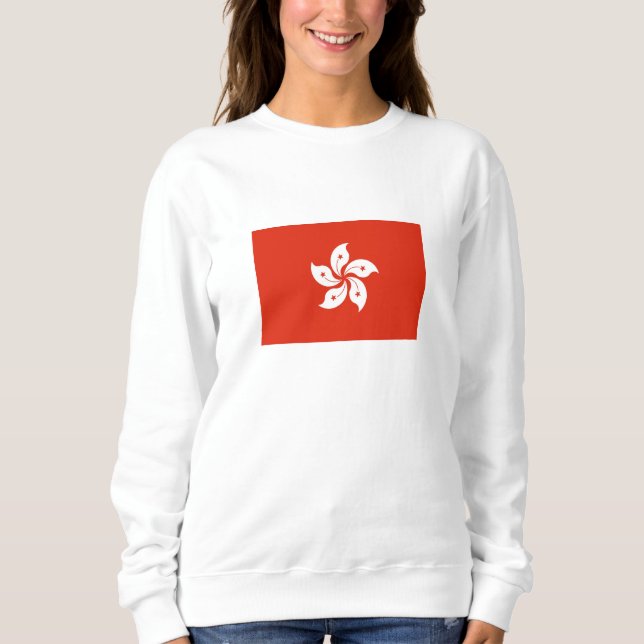 Sweatshirt Drapeau de Hong Kong (Devant)