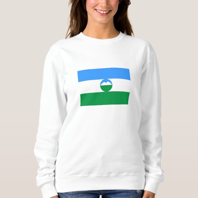 Sweatshirt Drapeau de Kabardino-Balkarie (Devant)