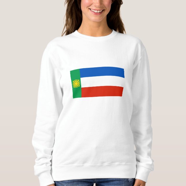 Sweatshirt Drapeau de Khakassie (Devant)