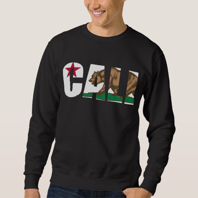 Sweatshirt Drapeau de la Californie Cali (Devant)