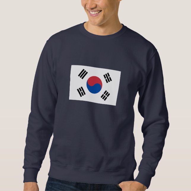 Sweatshirt Drapeau de la Corée du Sud (Devant)