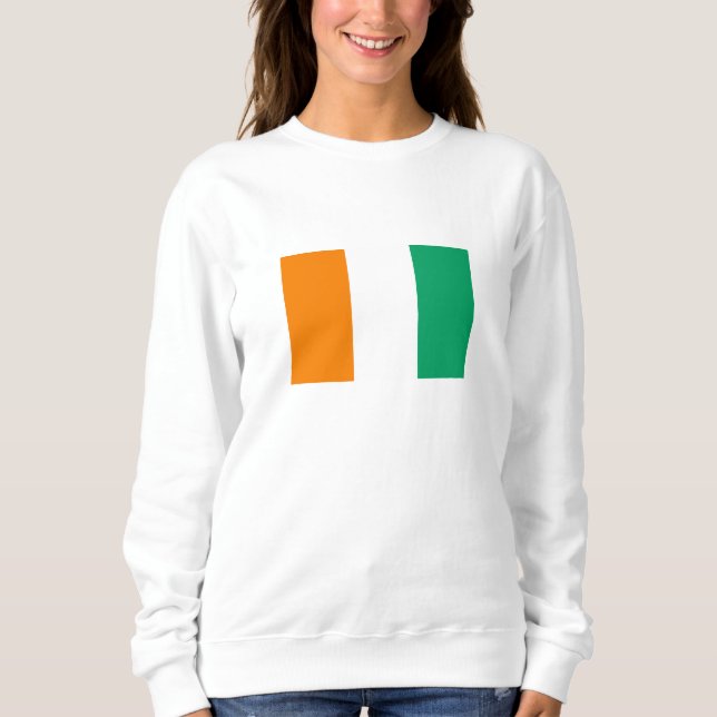 Sweatshirt Drapeau de la Côte d'Ivoire (Devant)