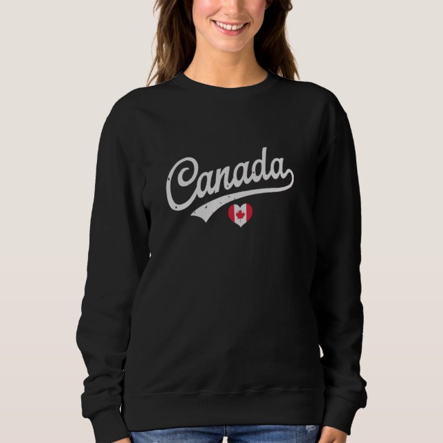 Sweatshirt Drapeau de la feuille d'érable du Canada Canadien (Devant)
