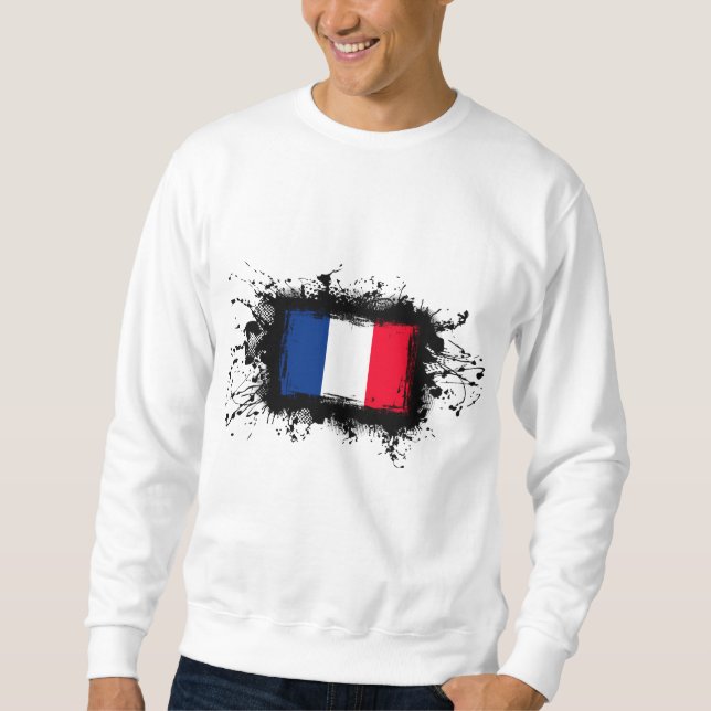 Sweatshirt Drapeau de la France (Devant)